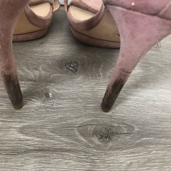 Calvin Klein Vivian Pink Open Toe Heel Size 7 - Picture 6 of 12